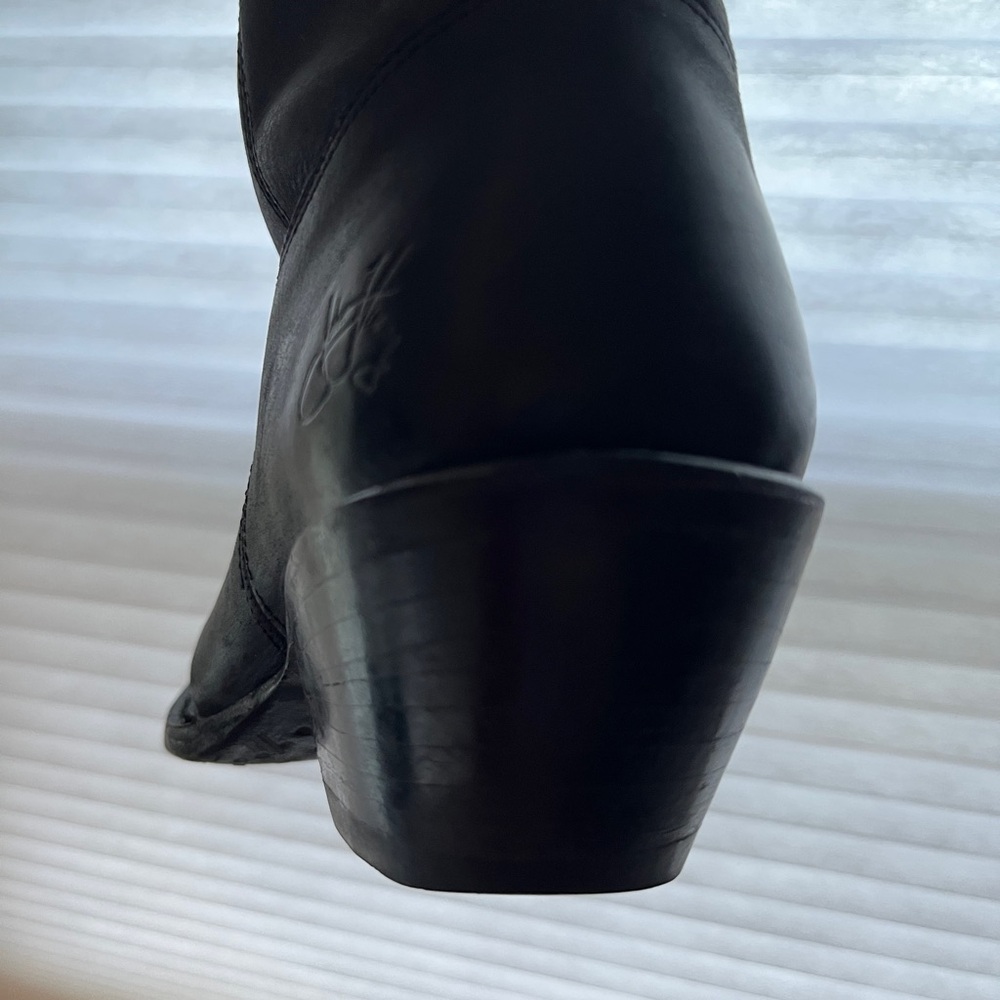 John Fluevog Black Heeled Boots - Picture 11 of 17